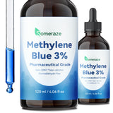 Someraze Methylene Blue Liquid Drops front view with dropper