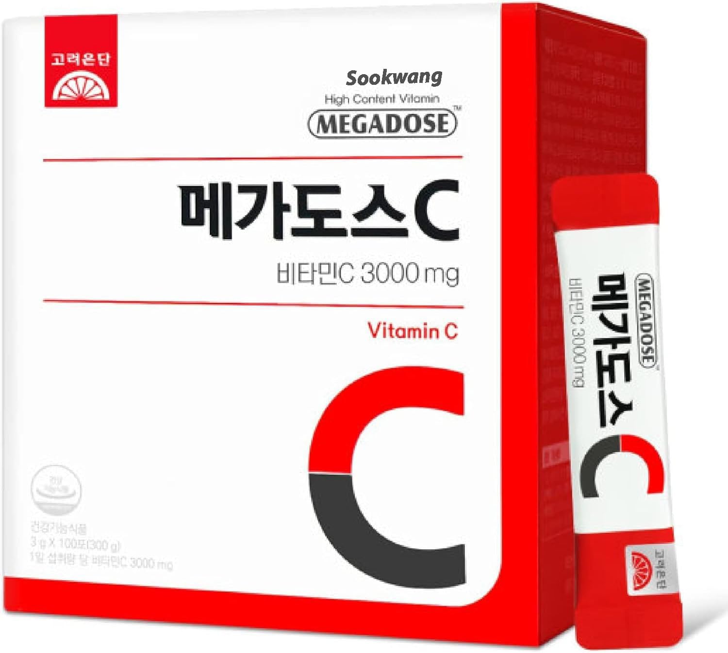 Sookwang Vitamin C Powder 3000mg front view packaging