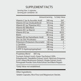 Sori Wellness capsules with ingredients list