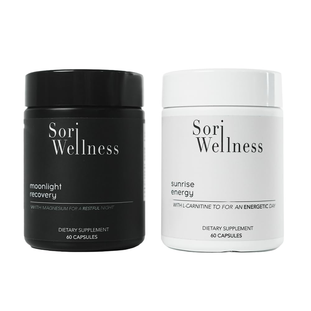 Sori Wellness Sun & Moon Bundle front view with 120 capsules