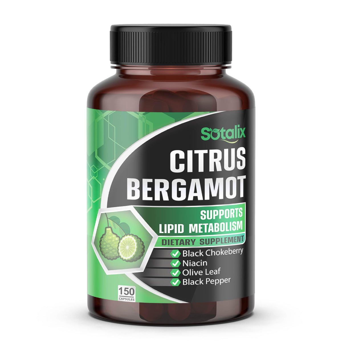 SOTALIX Citrus Bergamot Ultra Formula 15g front view with label