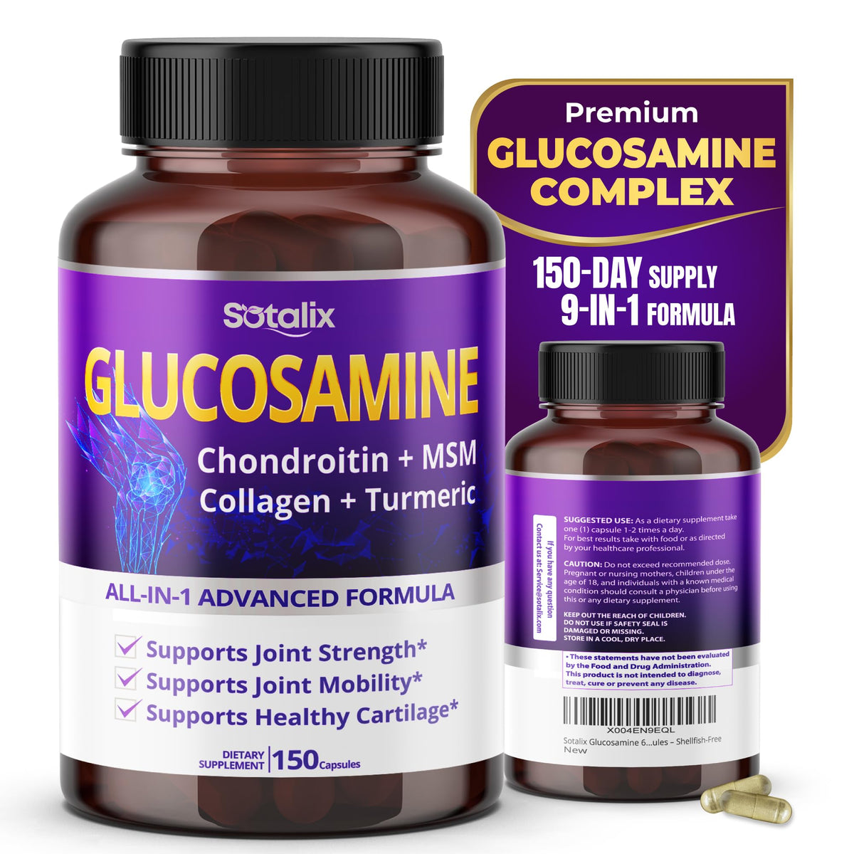 SOTALIX SUPPLEMENT 8-in-1 capsules bottle front view