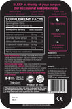 Soul Strips Snooze Vegan Cranberry Flavor strip close-up