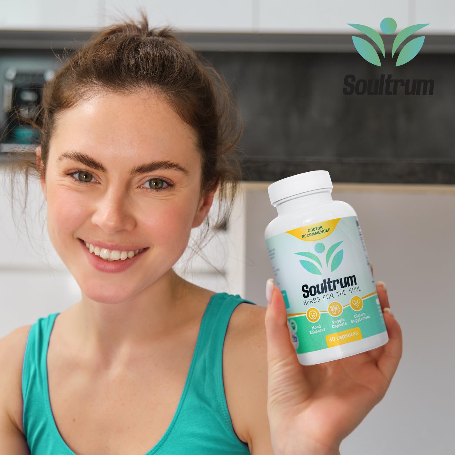 Soultrum Blended Vitamin & Mineral Supplement capsule close-up