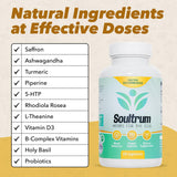 Soultrum Blended Vitamin & Mineral Supplement capsules on a table