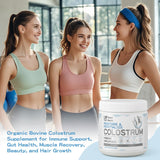 Sound Health Bovine Colostrum Powder lifestyle scene with ingredients