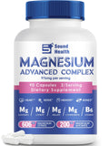 Sound Health Plus Magnesium Complex Capsules bottle front view