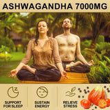 SoundHealth Ashwagandha Supplement 7000mg bottle with dosage