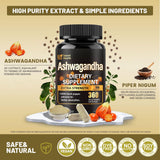SoundHealth Ashwagandha Supplement 7000mg capsules close-up