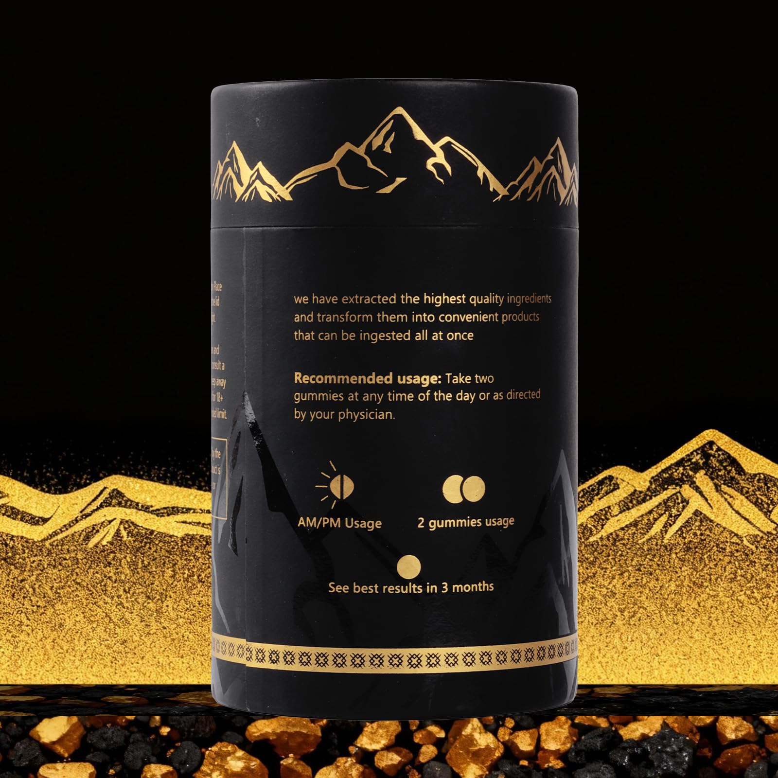 SoundHealth Shilajit Gummies natural tamarind flavour