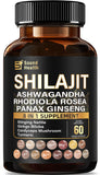 SoundHealth Shilajit Supplement 60 capsules bottle front view