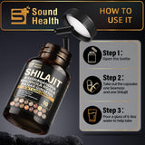 SoundHealth Shilajit Supplement with natural ingredients