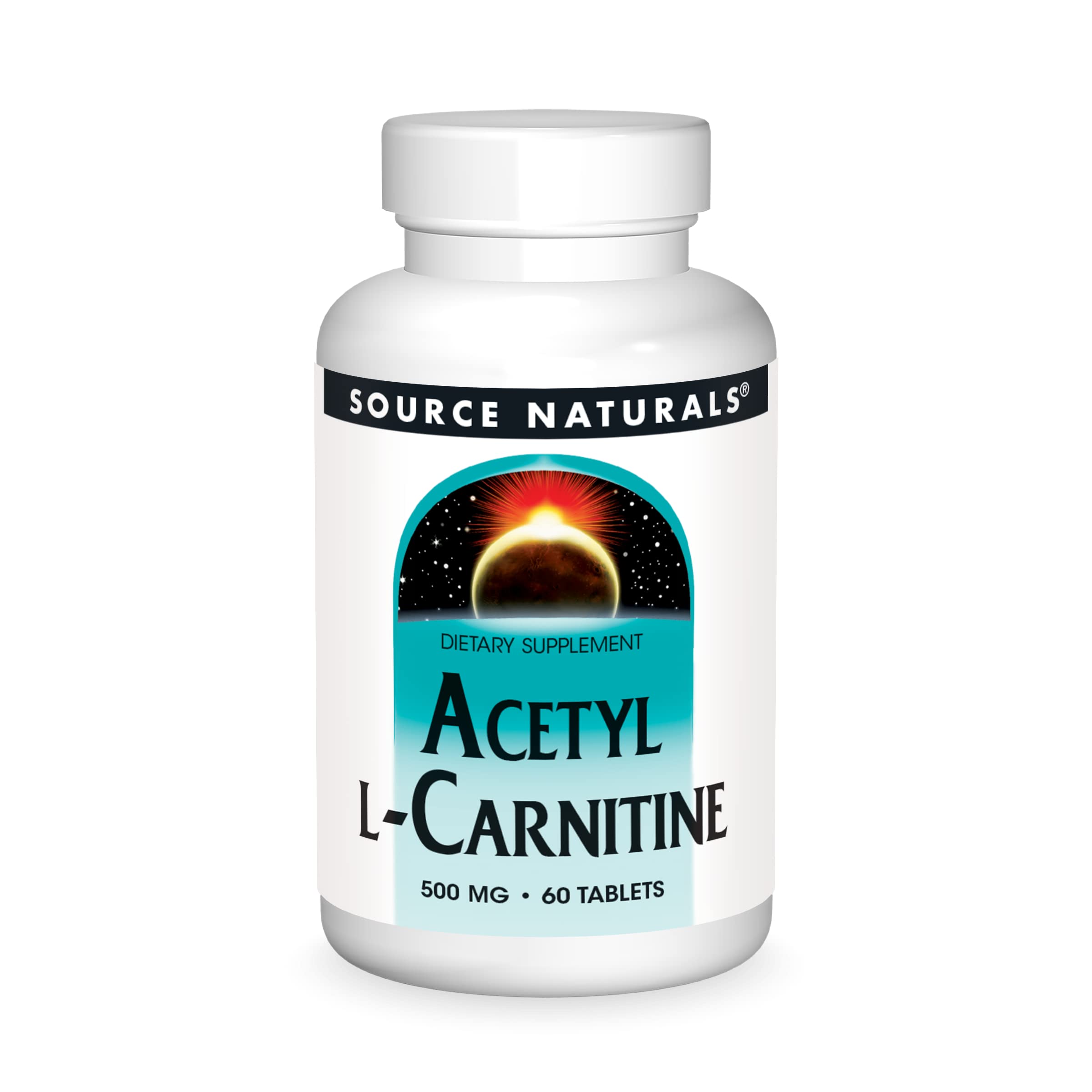Source Naturals Acetyl-L-Carnitine 90 capsules front view