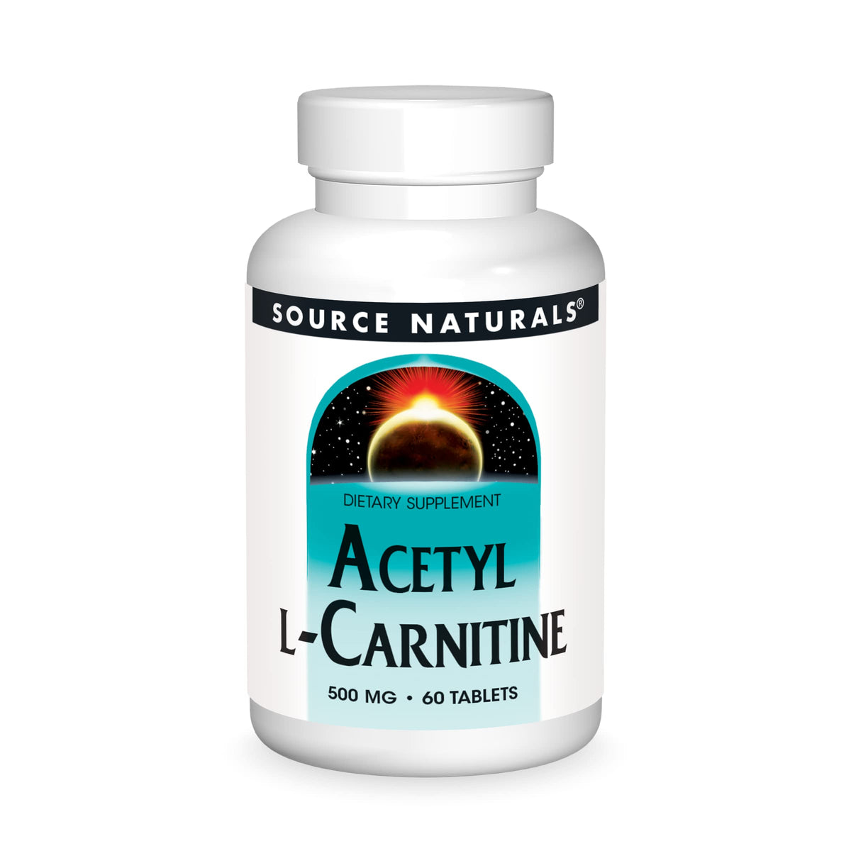 Source Naturals Acetyl-L-Carnitine 90 capsules front view
