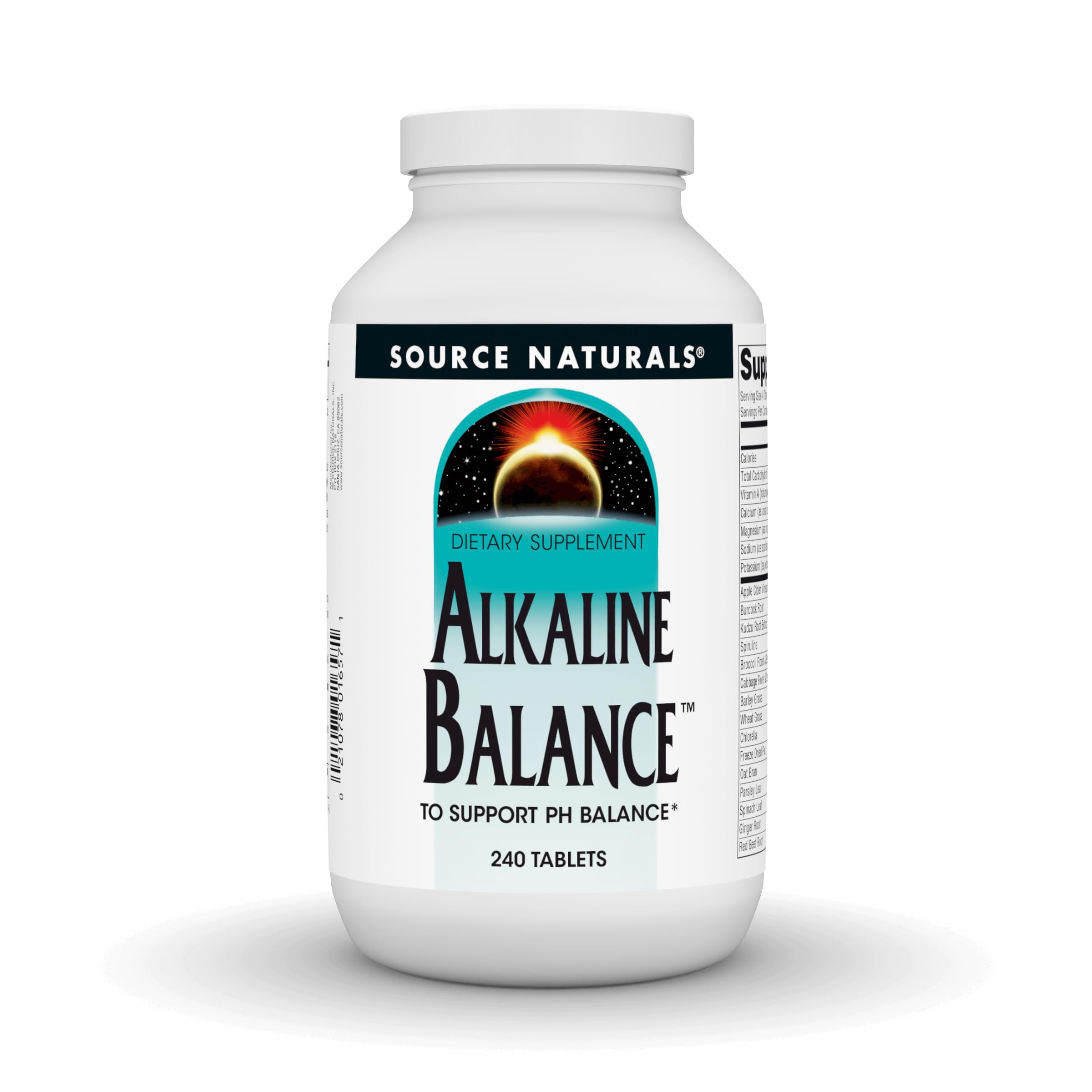 Source Naturals Alkaline Balance 45g front view