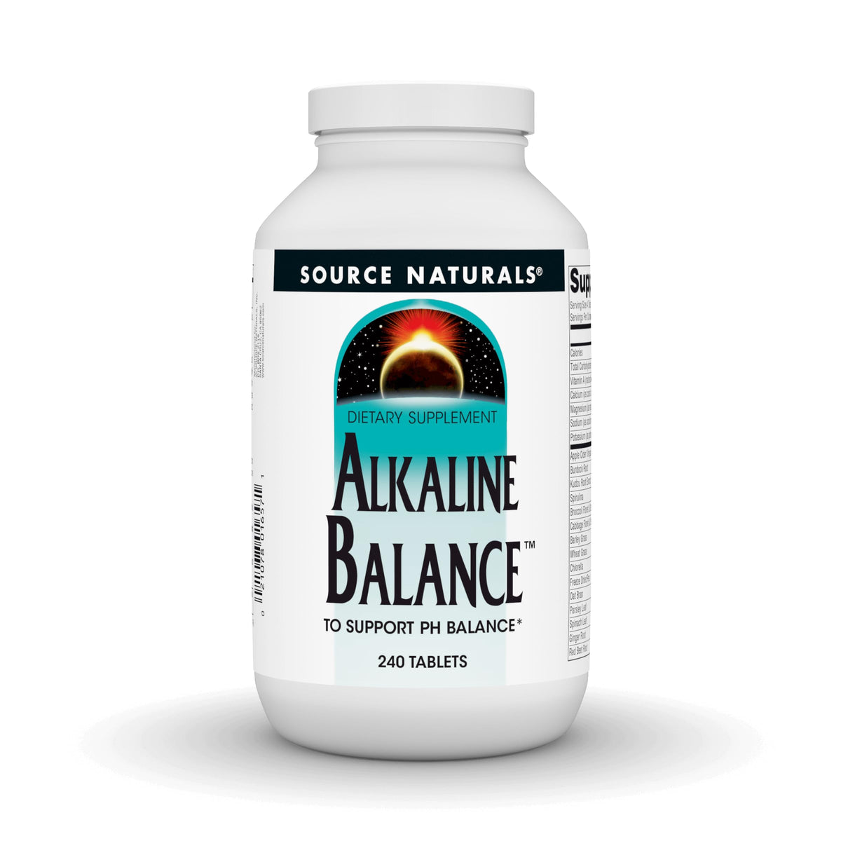 Source Naturals Alkaline Balance 45g front view