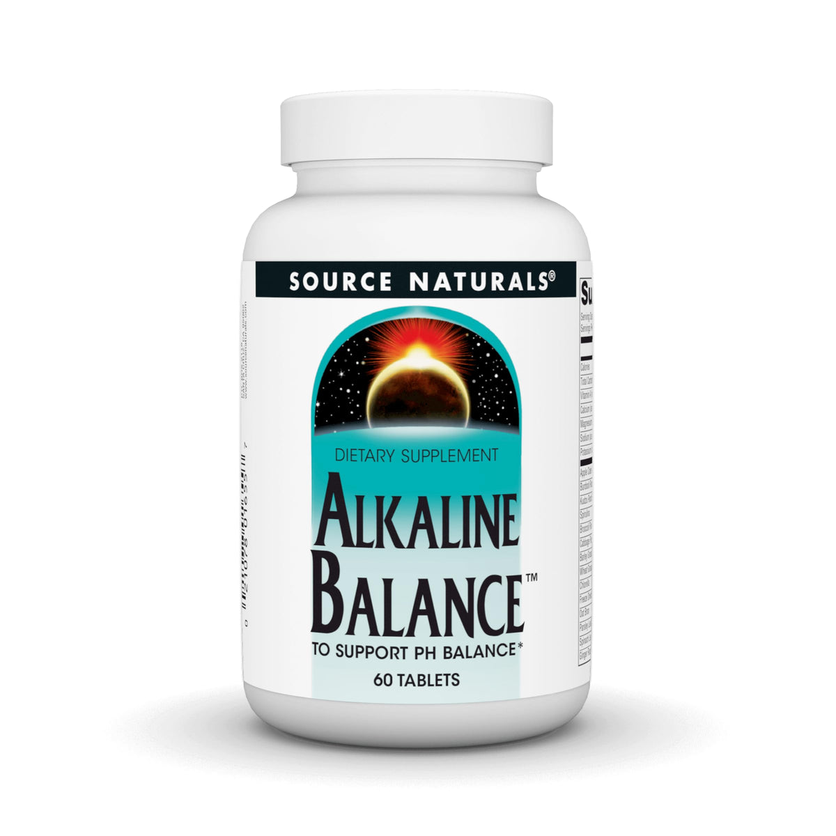 Source Naturals Alkaline Balance 50g supplement front view