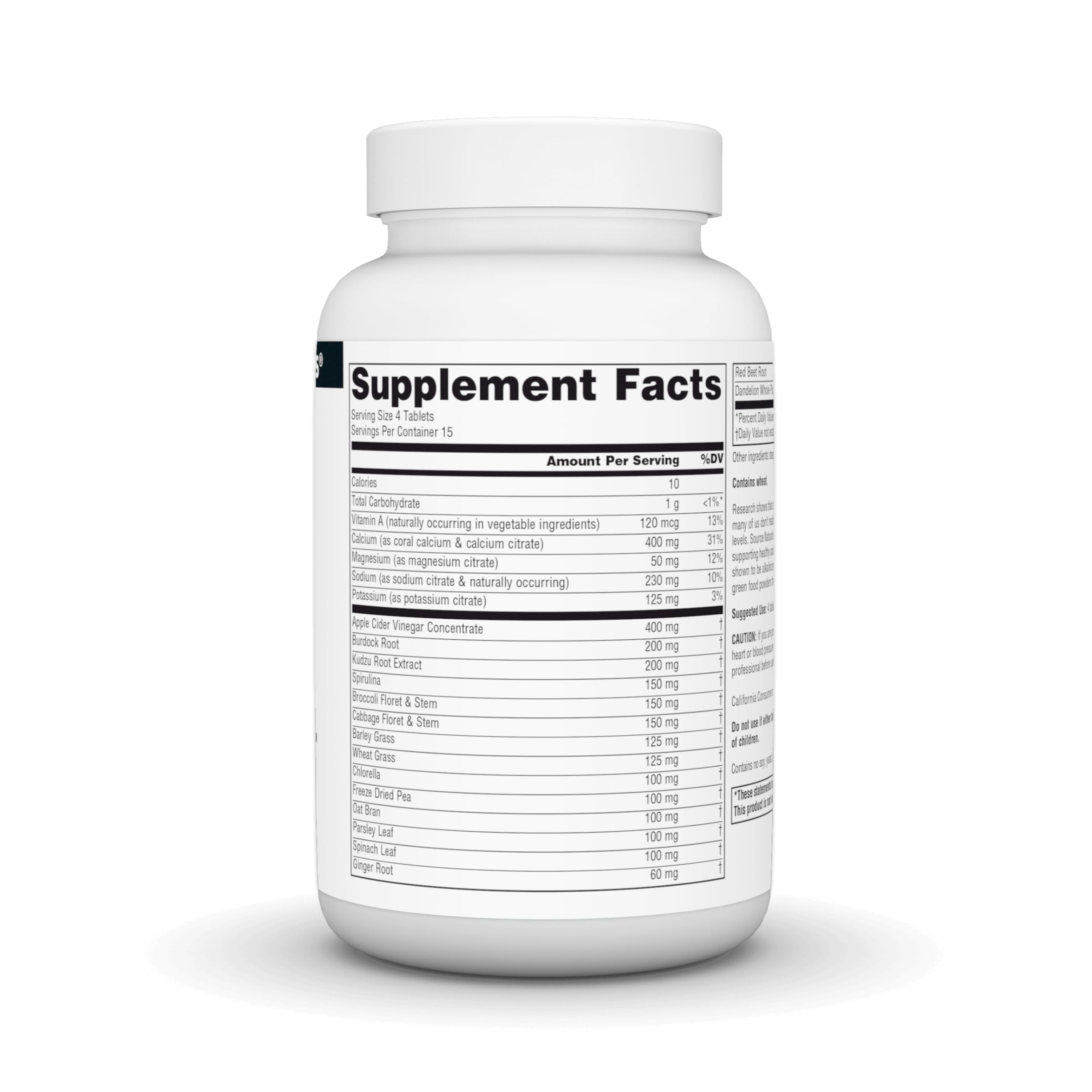 Source Naturals Alkaline Balance 50g supplement packaging