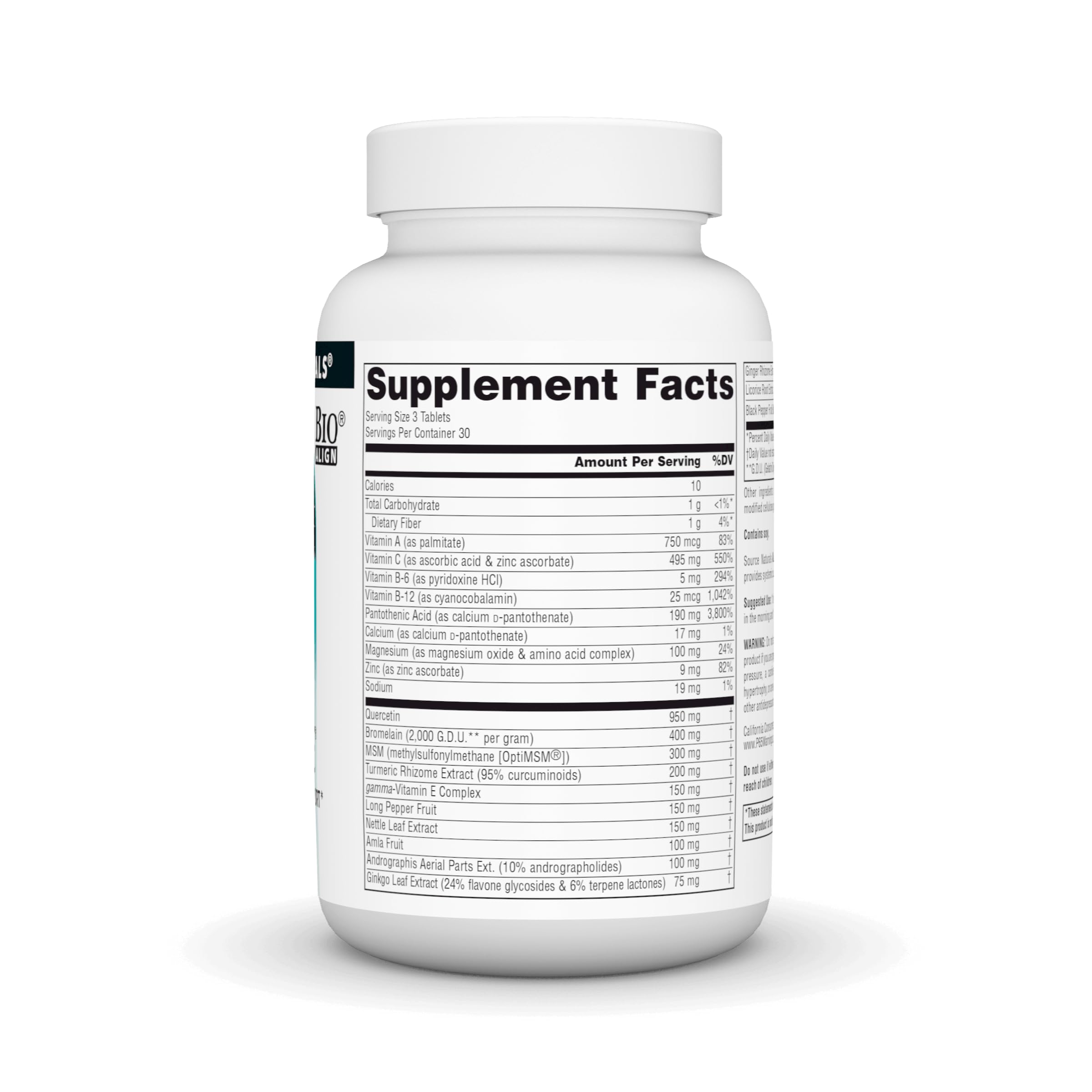 Source Naturals Aller-Response 150g side view