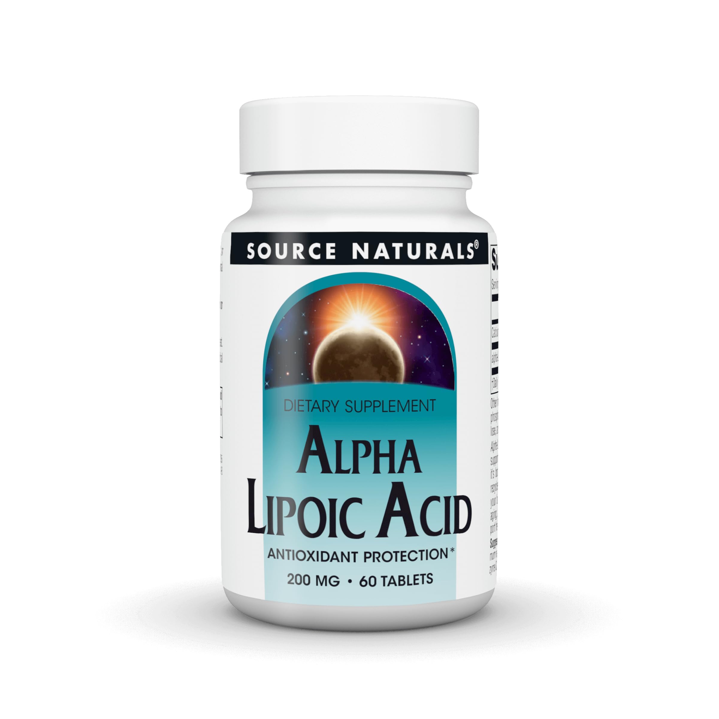 Source Naturals Alpha Lipoic Acid 68g front view