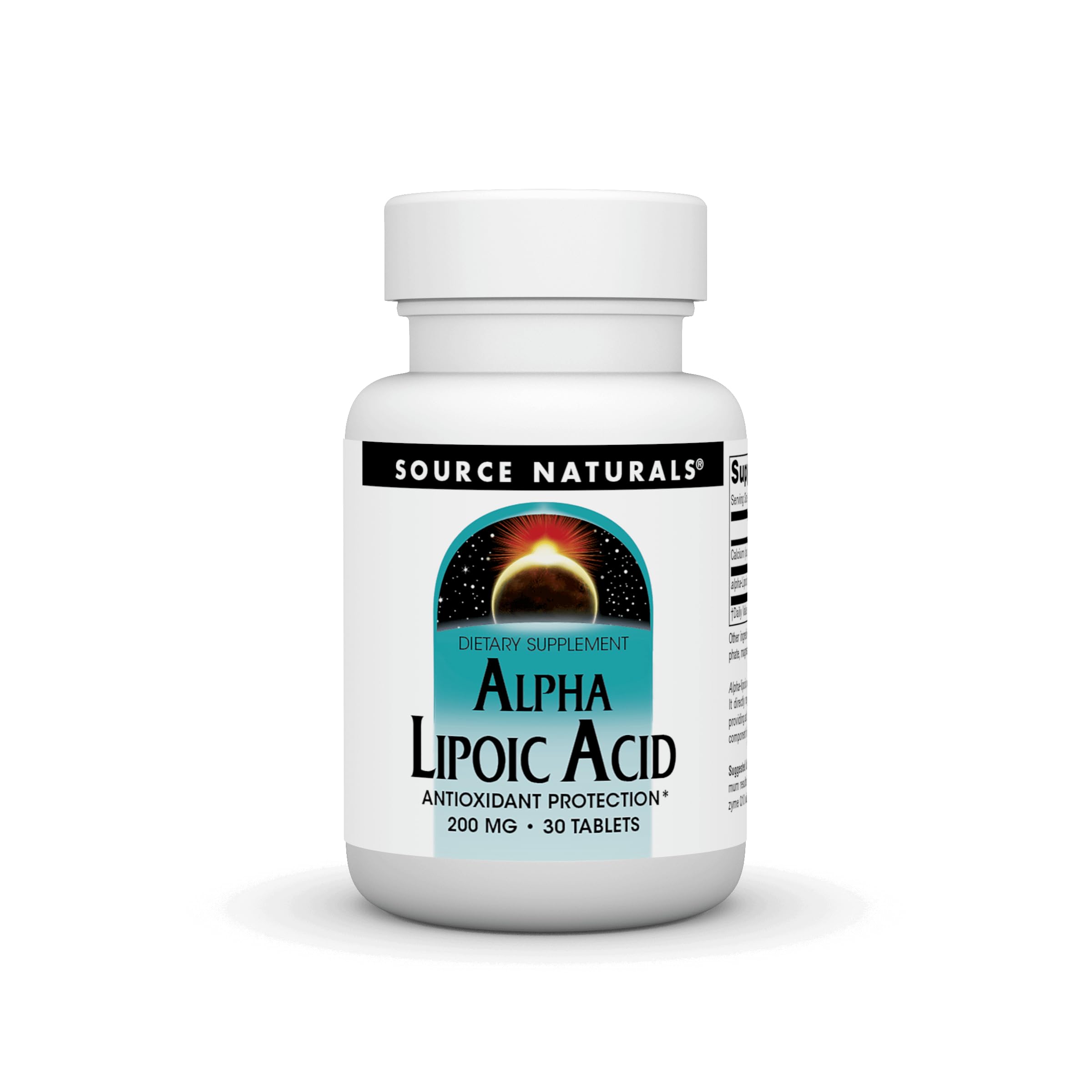 Source Naturals Alpha Lipoic Acid Timed Release 41g front view