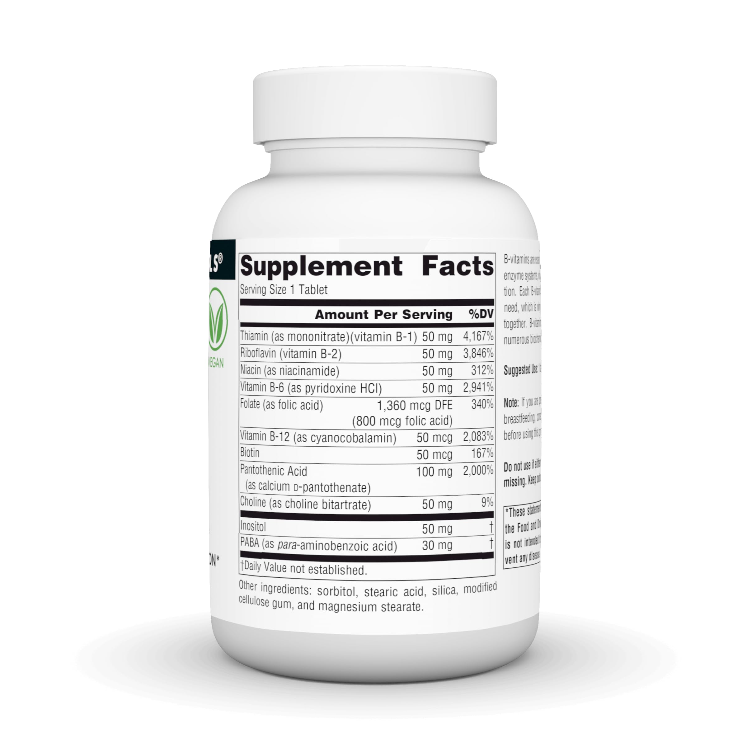Source Naturals B-Complex supplement bottle top view