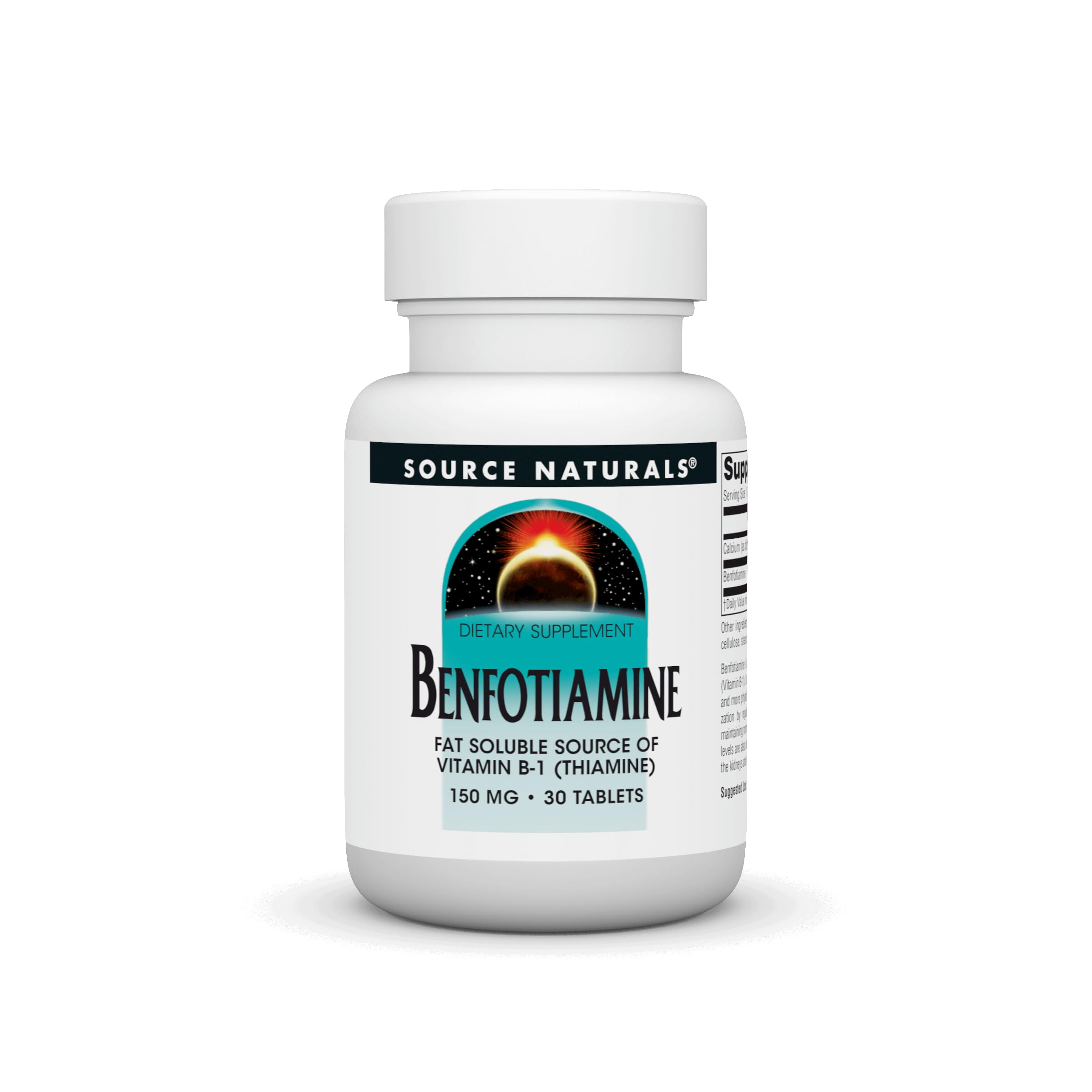 Source Naturals Benfotiamine Supplement front view