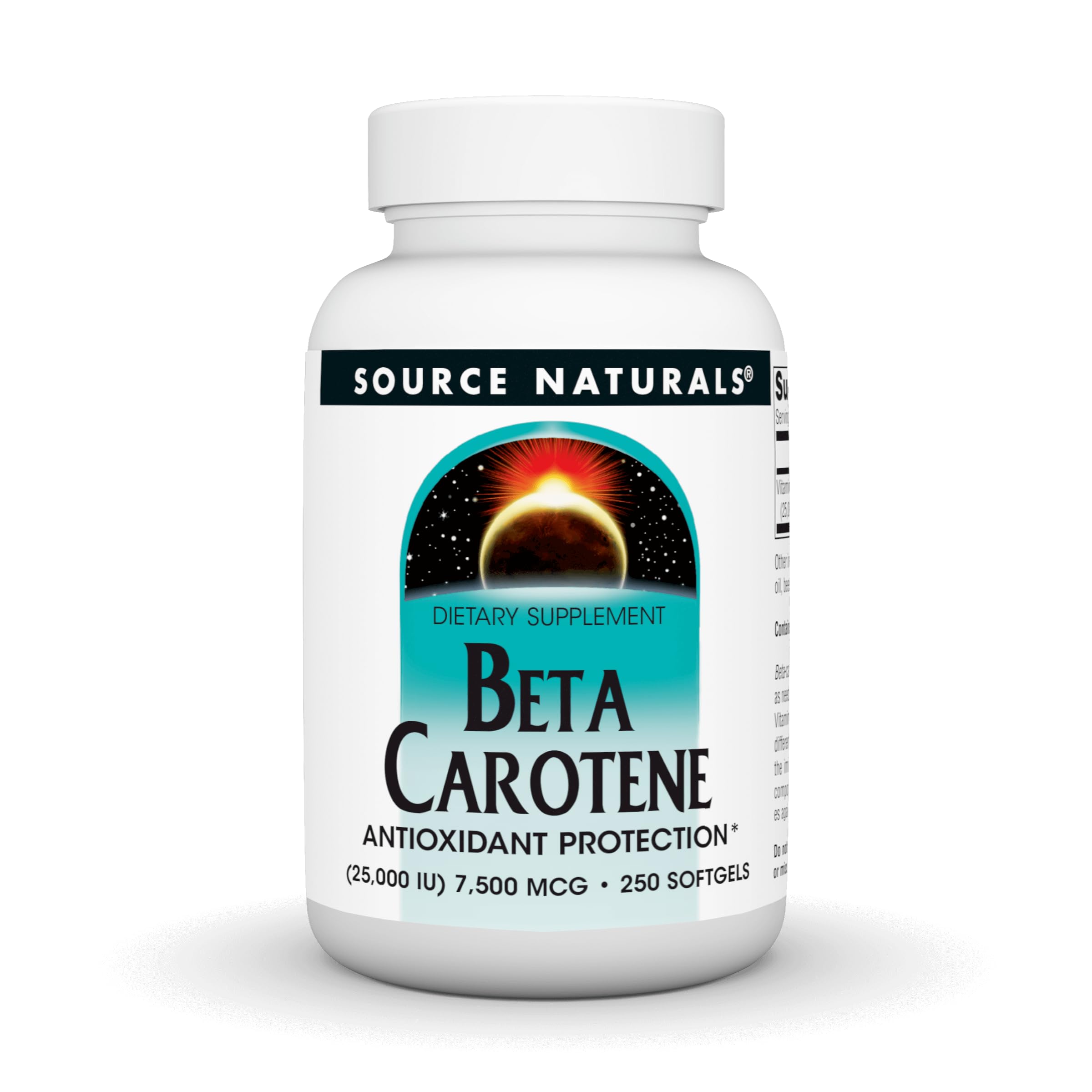 Source Naturals Beta-Carotene 45g bottle front view