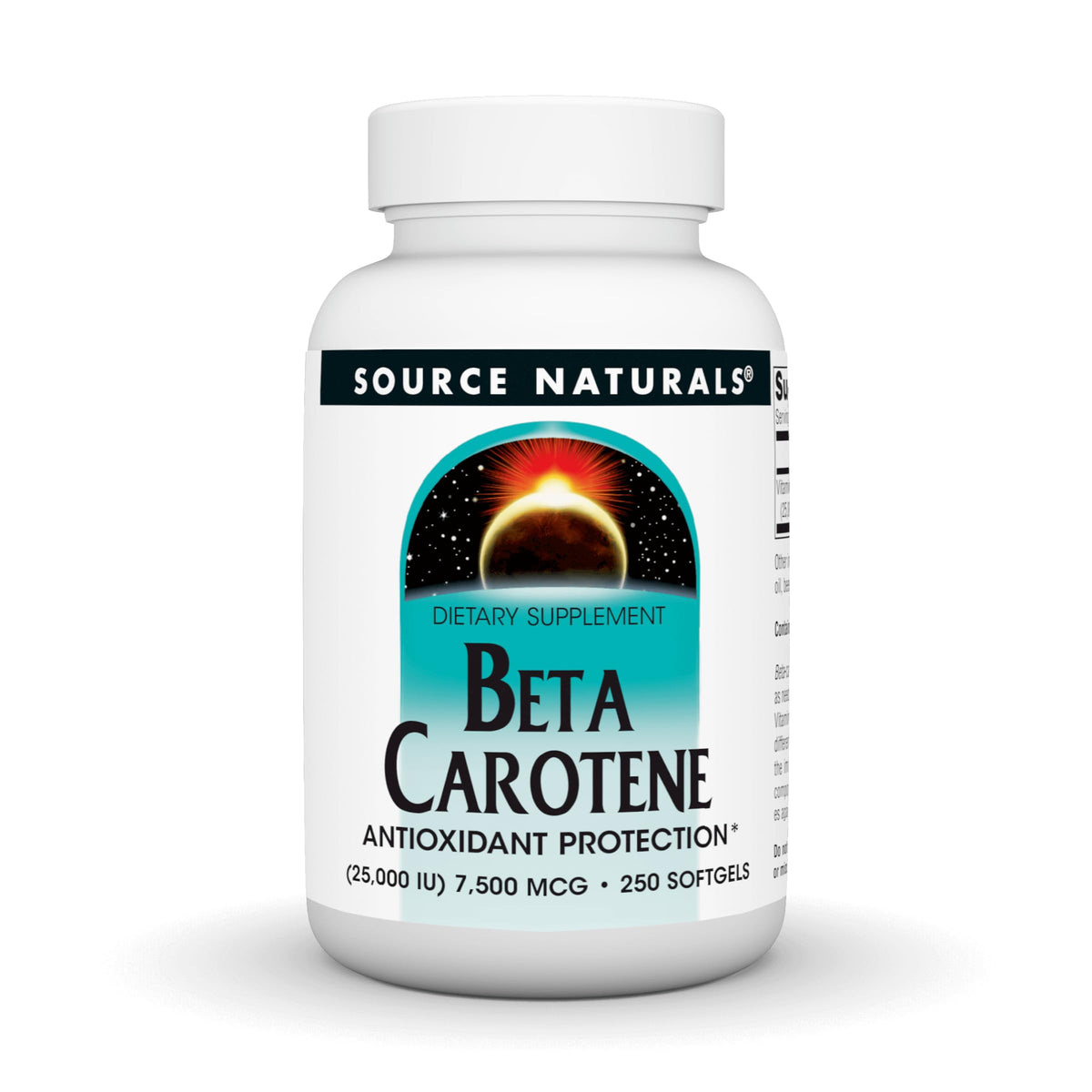 Source Naturals Beta-Carotene 45g bottle front view