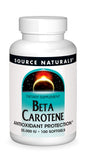 Source Naturals Beta Carotene Softgels front view with packaging