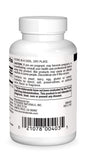 Source Naturals Beta Carotene Softgels side view showing softgel