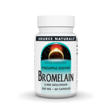 Source Naturals Bromelain Enzyme 2000 G.D.U. 45g capsule front view