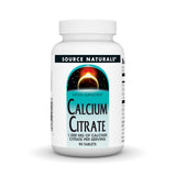Source Naturals Calcium Citrate 90 Tablets front view