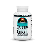 Source Naturals Calcium Citrate Tablets 372g front view