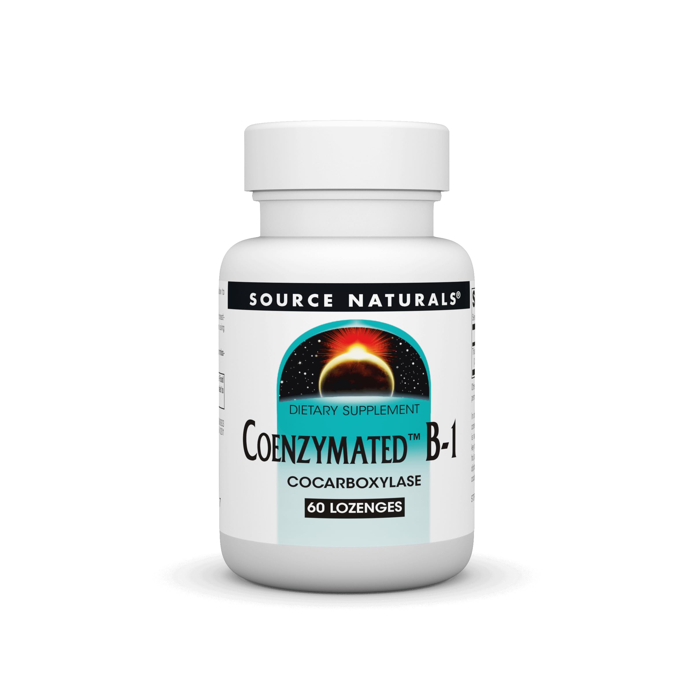 Source Naturals Coenzymated B-1 Thiamin Lozenge front view