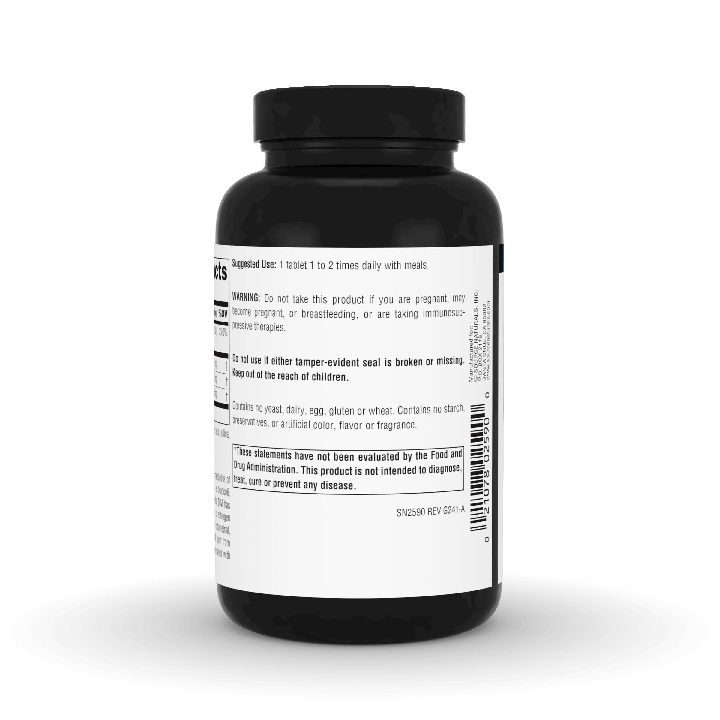 Source Naturals DIM Supplement 45g lifestyle scene on kitchen counter