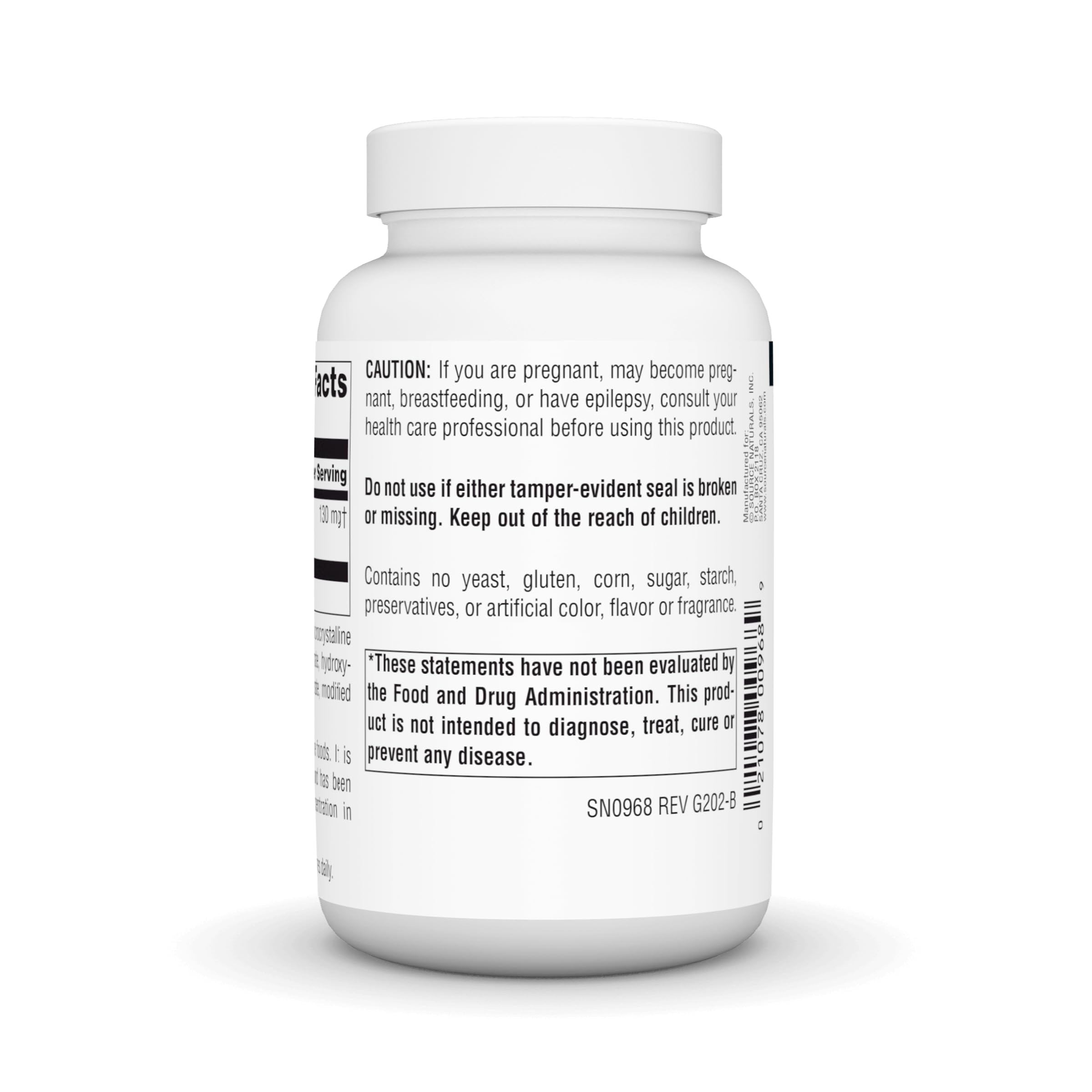 Source Naturals DMAE Supplement 45g tablet close-up