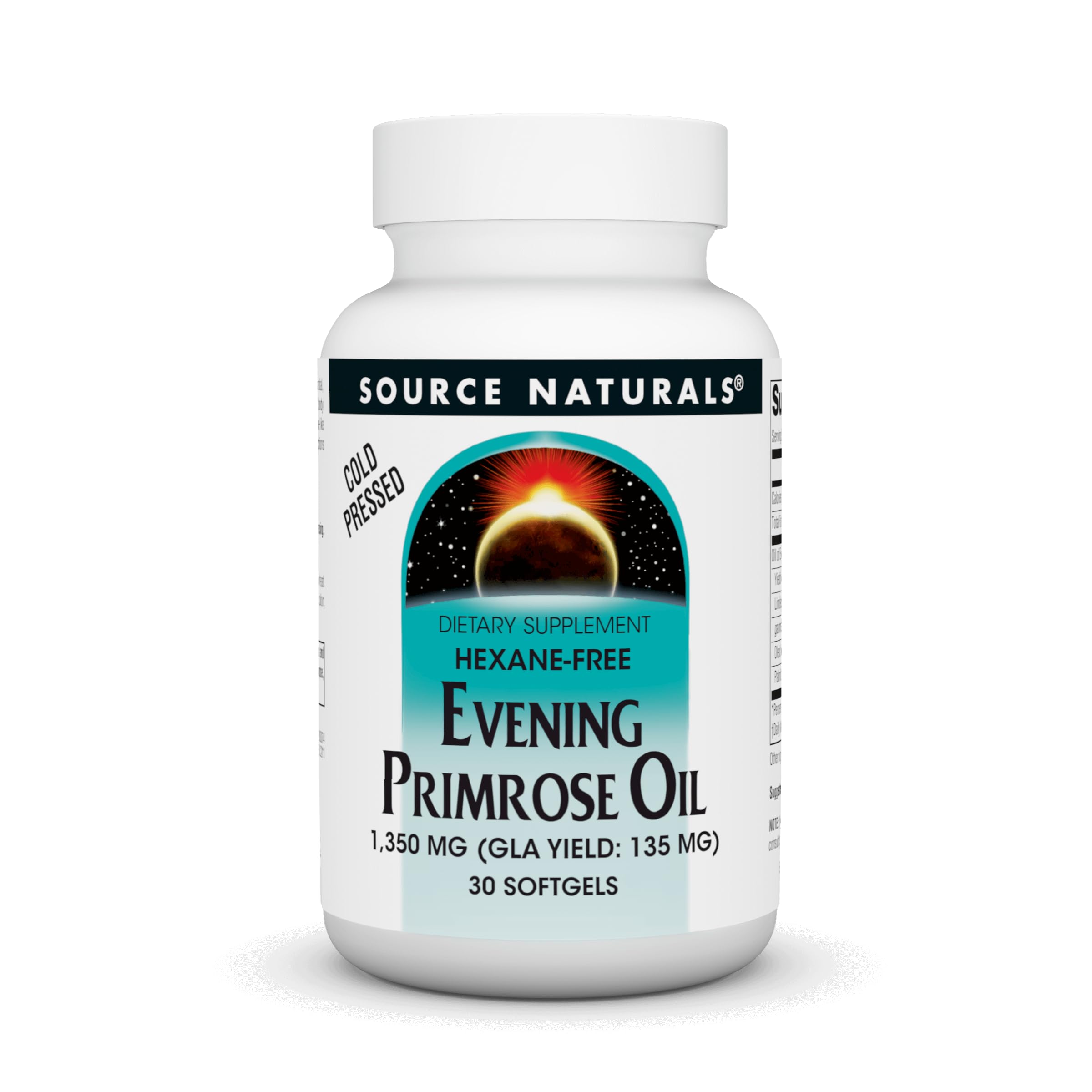 Source Naturals Evening Primrose Oil Softgels front view