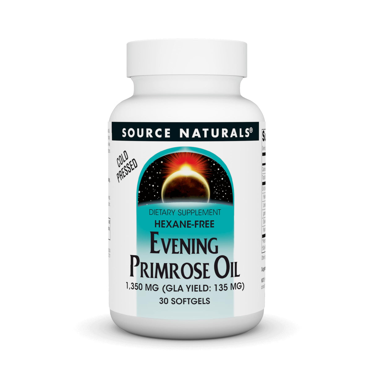 Source Naturals Evening Primrose Oil Softgels front view