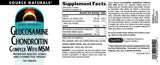 Source Naturals Glucosamine Chondroitin Complex 120 Tablets close-up of tablets