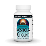 Source Naturals Inositol and Choline Supplement front view
