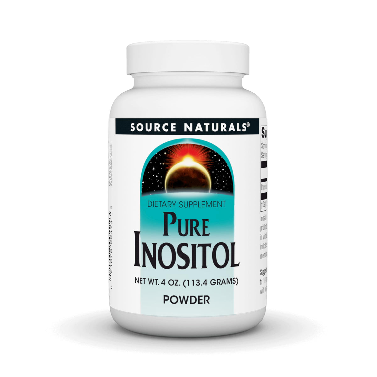 Source Naturals Inositol Supplement 9g front view
