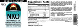 Source Naturals Krill Oil 100% Pure NKO ingredients list