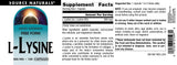 Source Naturals L-Lysine Capsules close-up of capsules