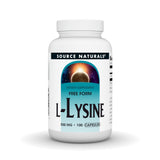 Source Naturals L-Lysine Capsules front view