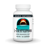 Source Naturals L-Tryptophan 500mg 60 capsules front view