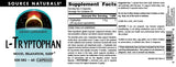 Source Naturals L-Tryptophan ingredients list