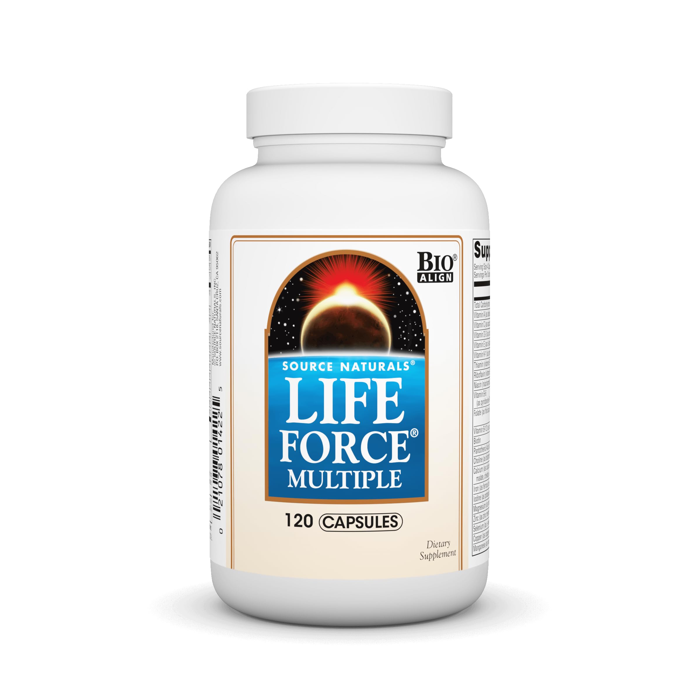Source Naturals Life Force Multiple 120 Capsules front view