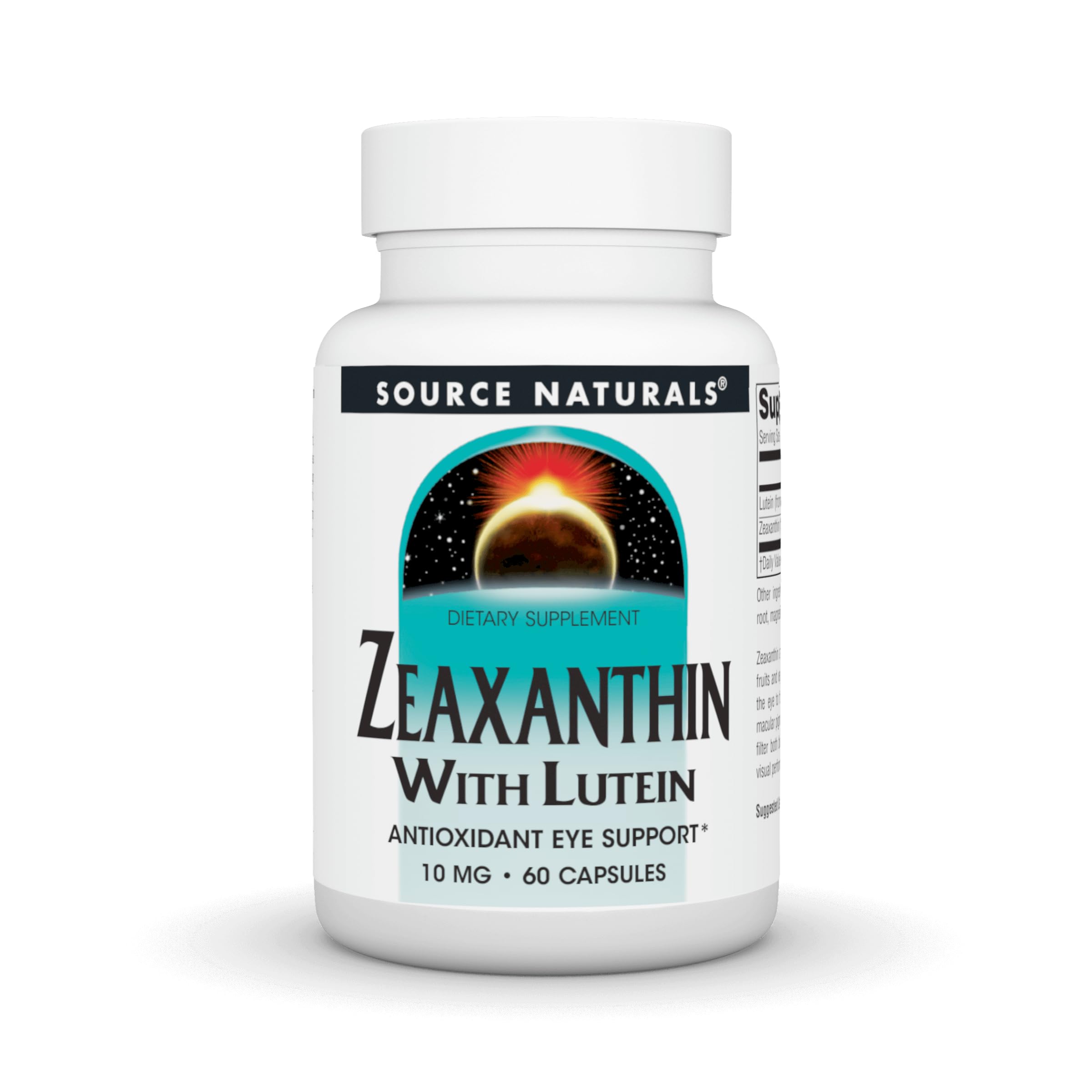 Source Naturals Lutein Antioxidant Eye Support 45g capsule bottle front view