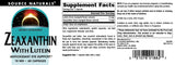 Source Naturals Lutein Antioxidant Eye Support 45g capsule side view
